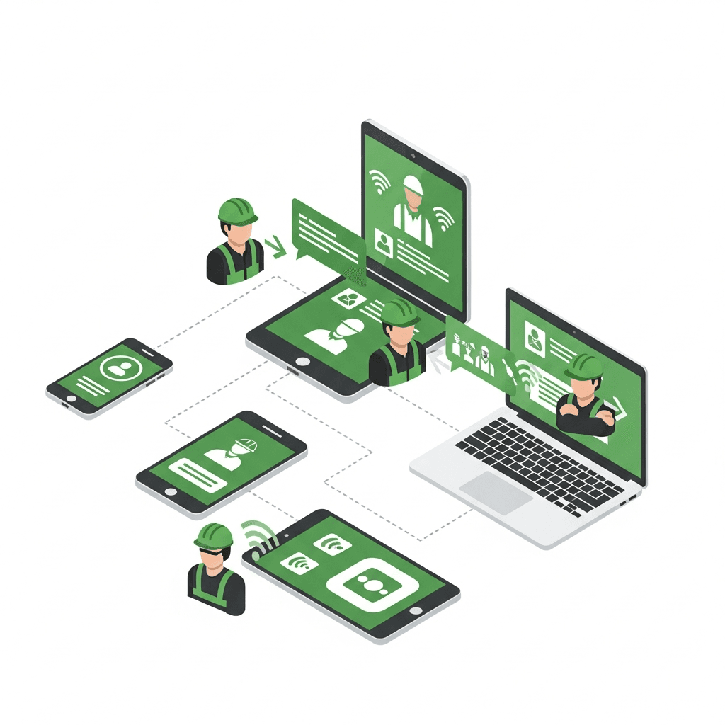 Team-Synchronisation mit BauMate